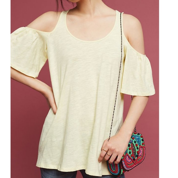 Anthropologie Tops - Anthropologie Promenade Open Shoulder Top
